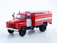 Масштабная модель 1:43 Пожарная автоцистерна АЦ-30 (53) 106Г на шасси Горький-53, однорядная кабина, Автоистория (АИСТ)